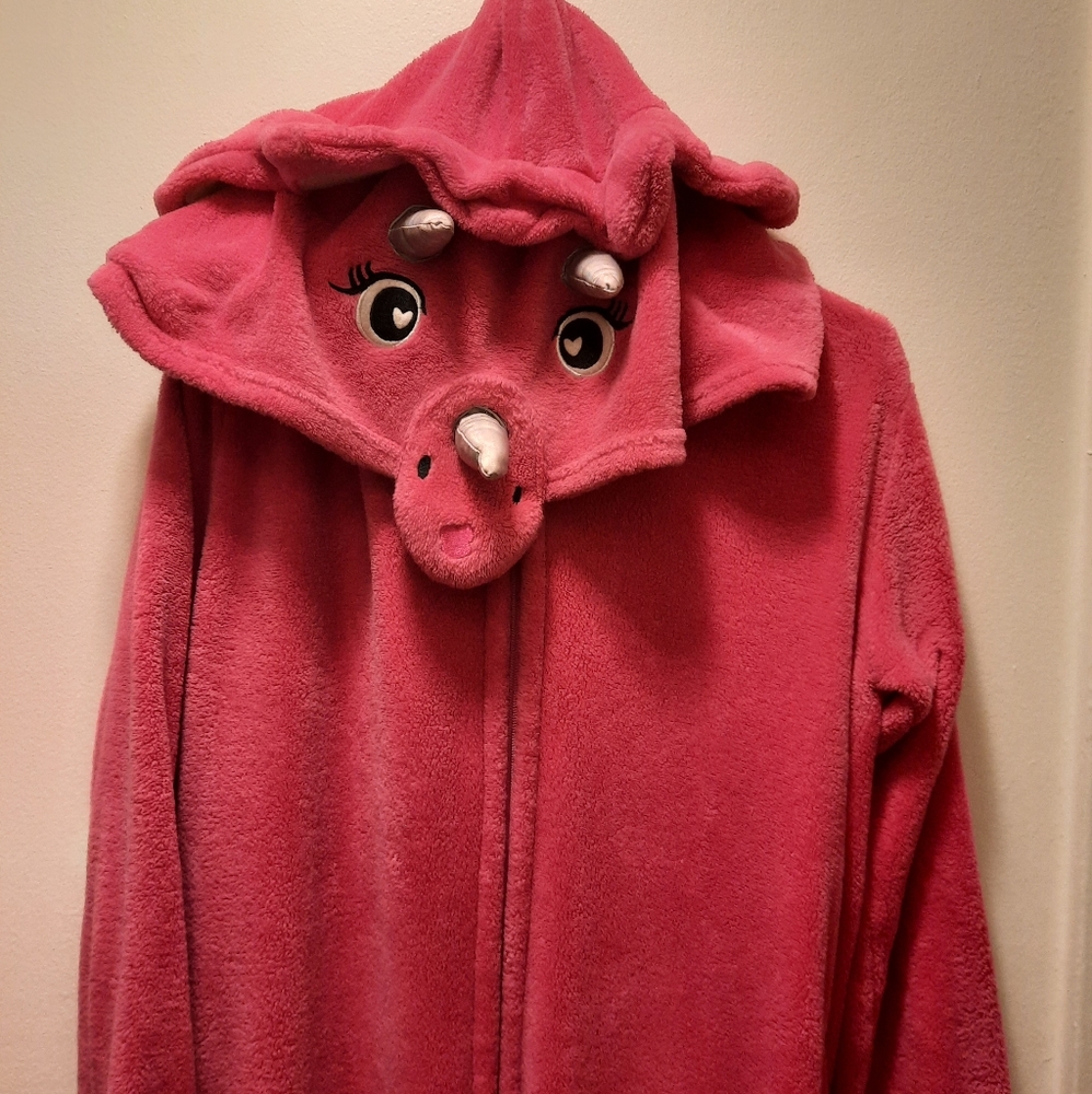 Fuzzy Dinosaur Onesie